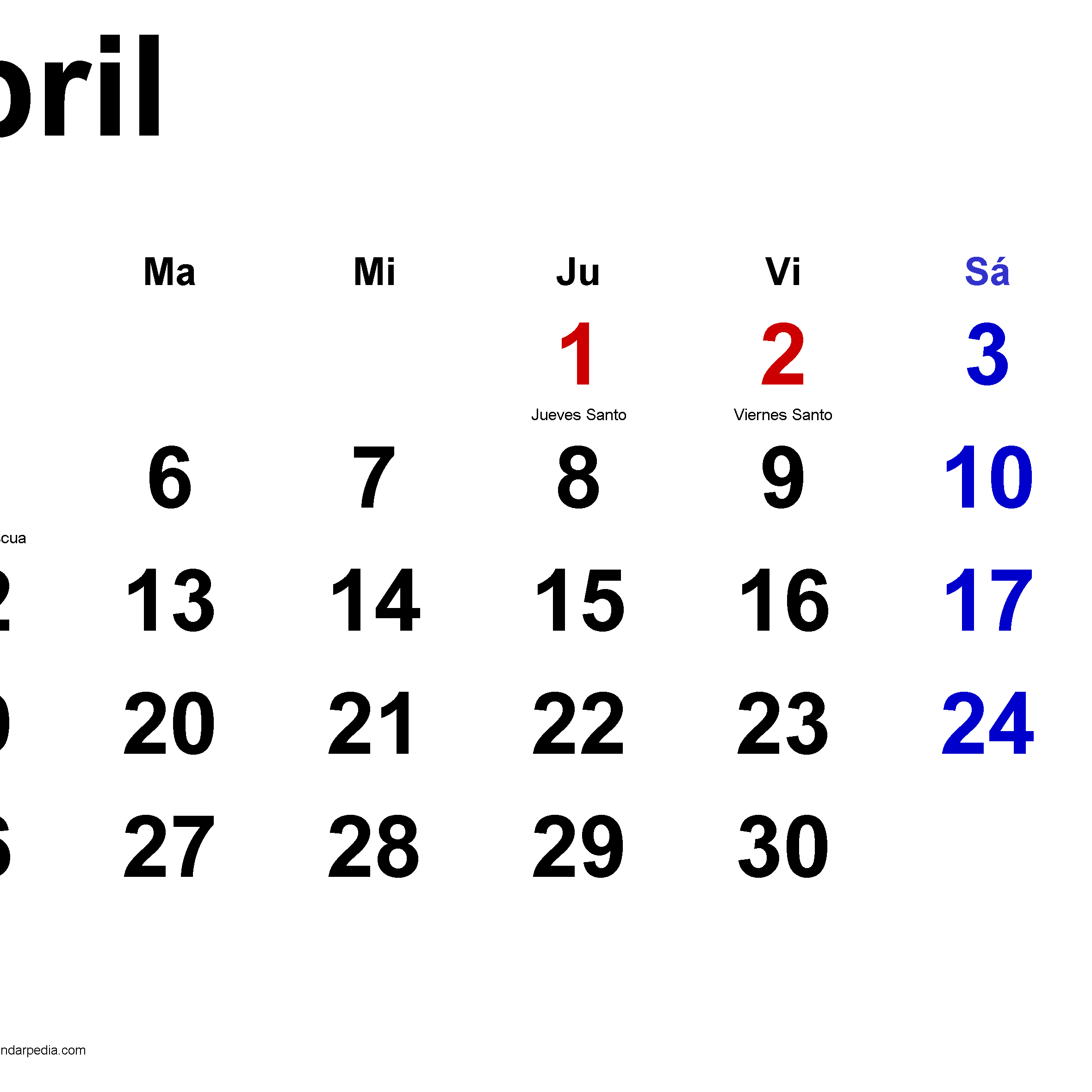 abril