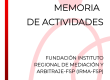 Portada Memoria de Actividades 2025