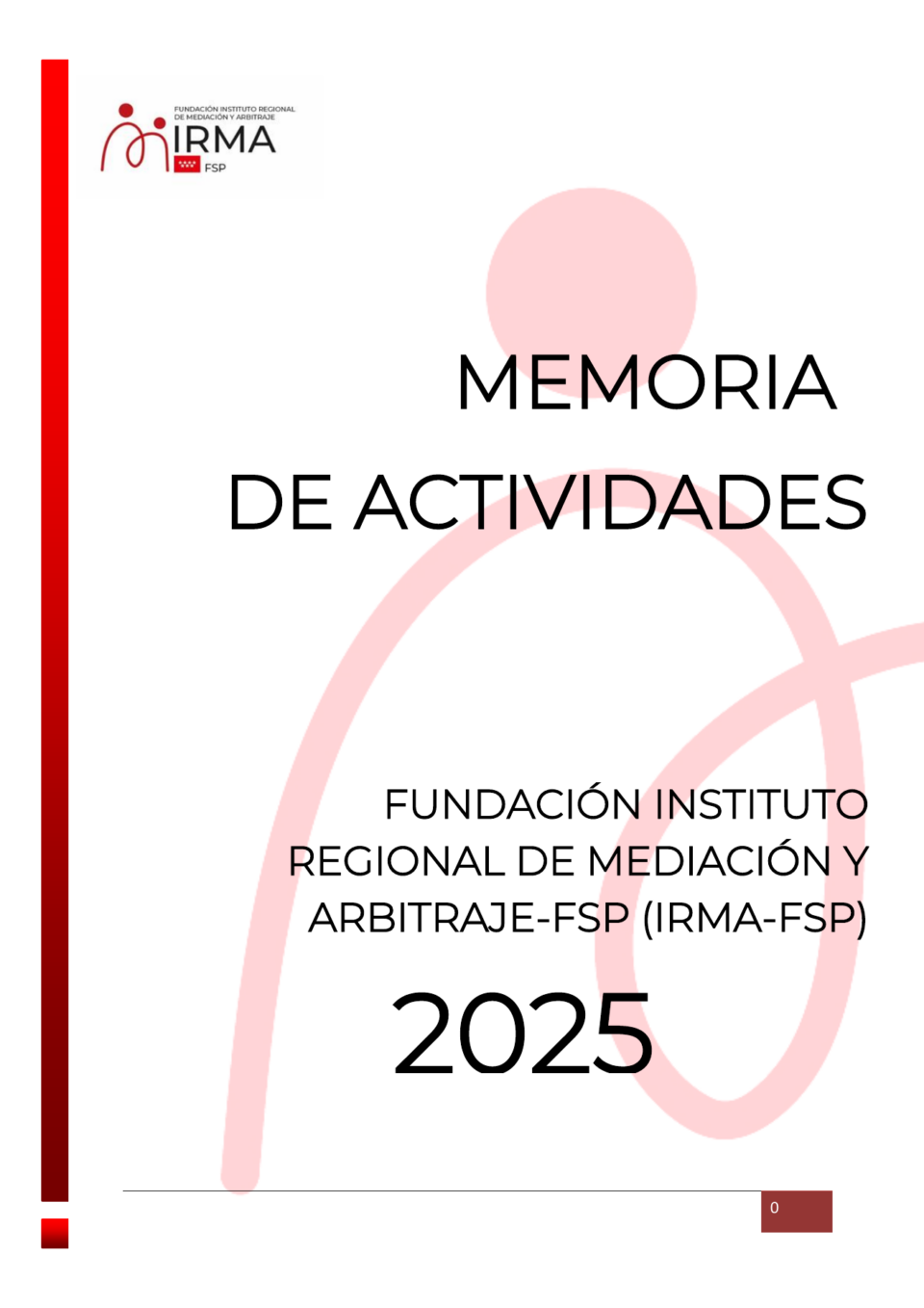Portada Memoria de Actividades 2025
