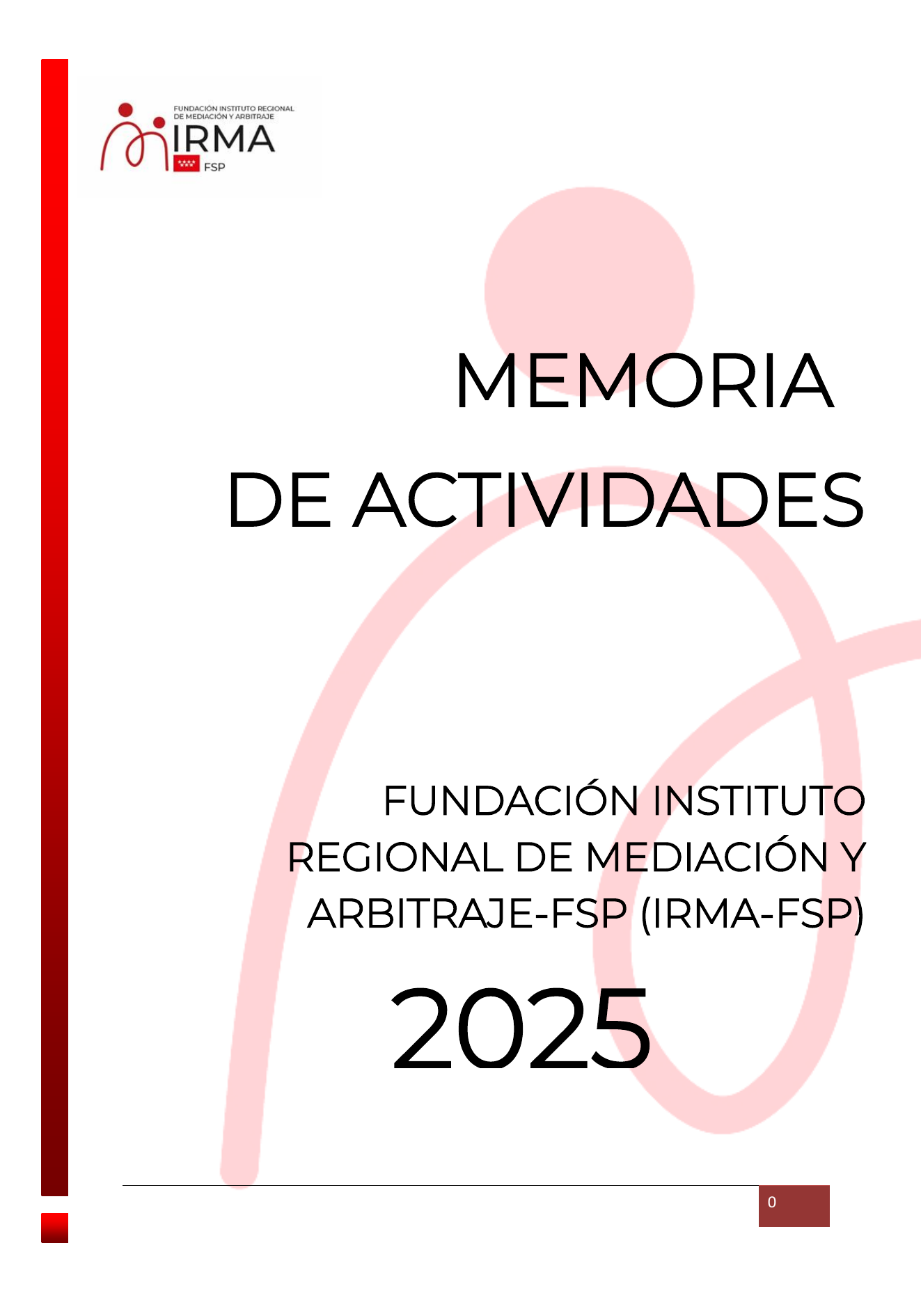 Portada Memoria de Actividades 2025